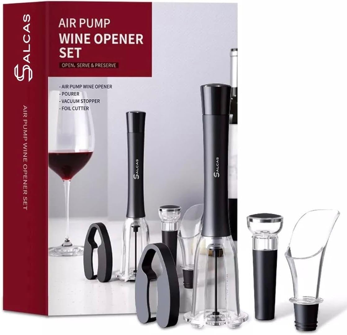 Air Pump Wine Opener - Gift for Wine Lovers