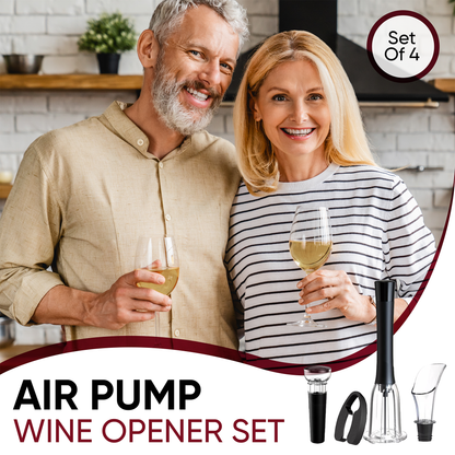 Air Pump Wine Opener - Gift for Wine Lovers