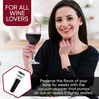 Air Pump Wine Opener - Gift for Wine Lovers